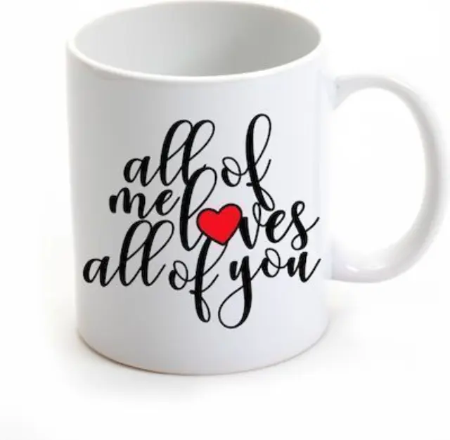 κούπα κεραμική, all of my loves all of you , αγίου Βαλεντίνου 325ml