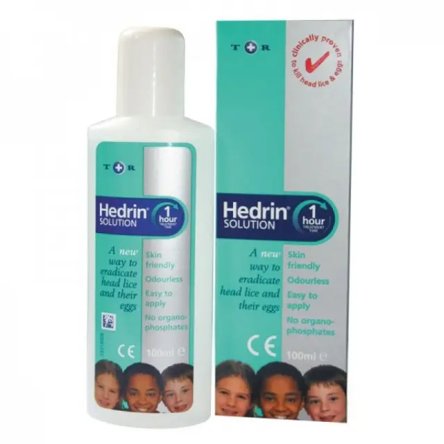 Hedrin Solution Lotion 100ml (Λοσιόν Αντιμετώπισης της Ψείρας & των Αυγών της) 2