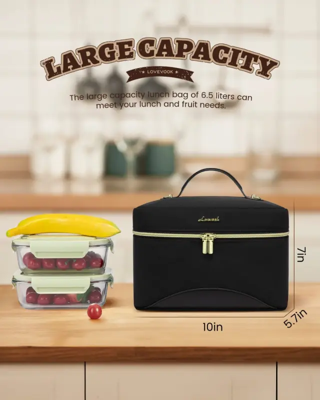 Lunch Bag Ισοθερμική τσάντα Lovevook UB3225 black - One Size 2