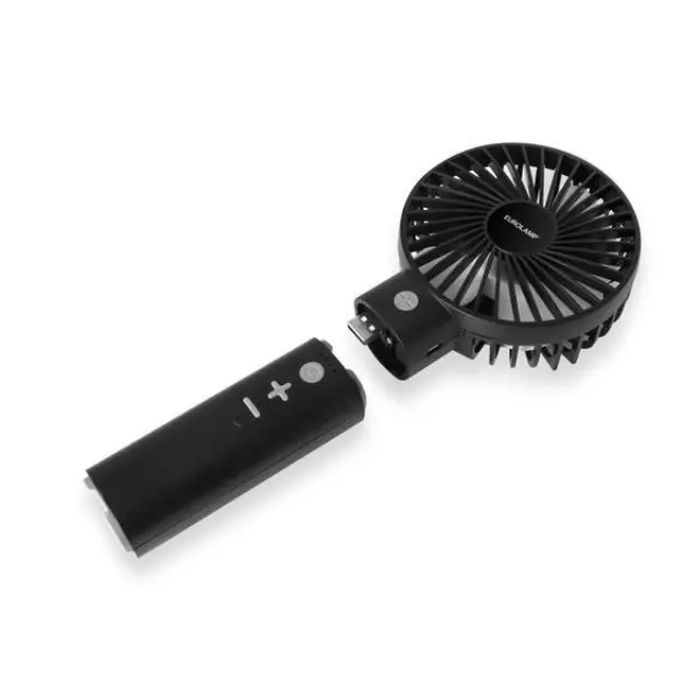 300-20521 ΑΝΕΜΙΣΤΗΡΑΣ ΧΕΙΡΟΣ 4 ΣΕ 1 POWER BANK, ΗΧΕΙΟ BLUETOOTH, ΦΑΚΟΣ ΕΠΑΝΑΦΟΡΤΙΖΟΜΕΝΟΣ Φ10 ΜΑΥΡΟΣ EUROLAMP