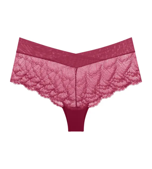 Triumph Σλιπ Love In Lace Shorty Μπορντό 2
