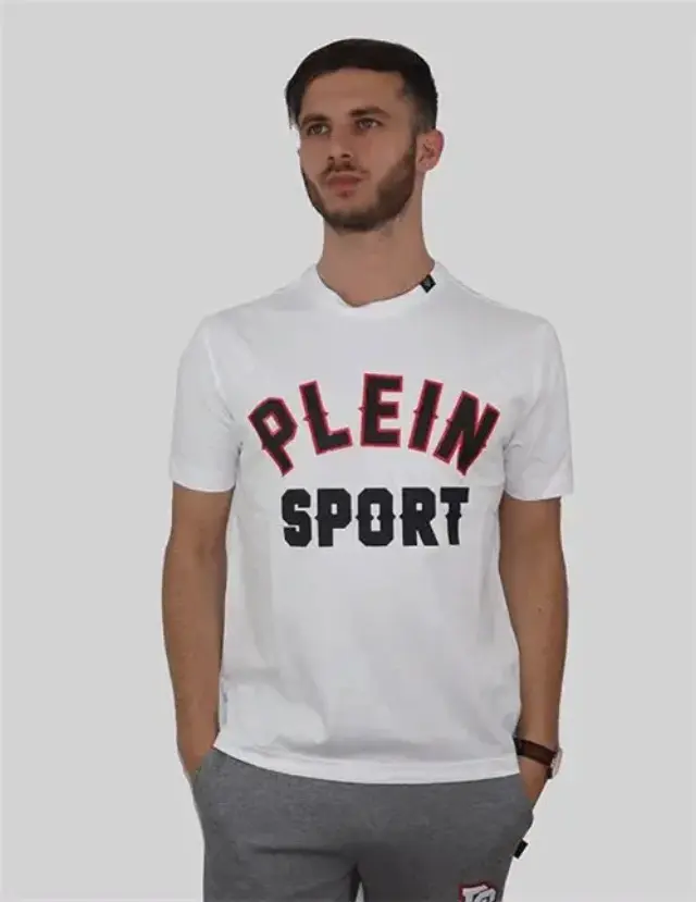 Plein Sport - Ανδρικό T-Shirt Short Sleeve TIPS106-01 Λευκό
