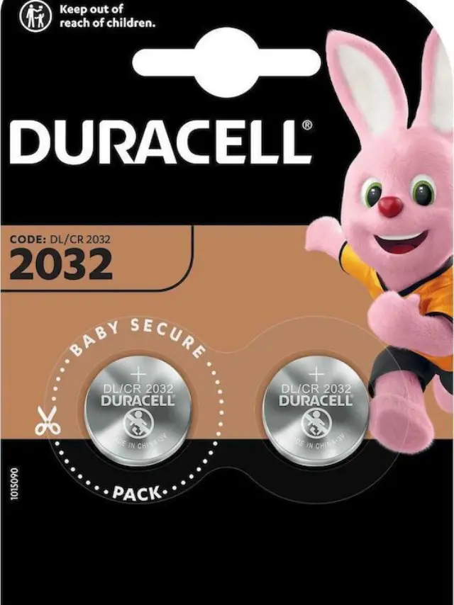 Duracell Long Lasting Power Μπαταρίες Λιθίου Ρολογιών CR2032 3V 2τμχ (DLLPCR2032)(DURDLLPCR2032)
