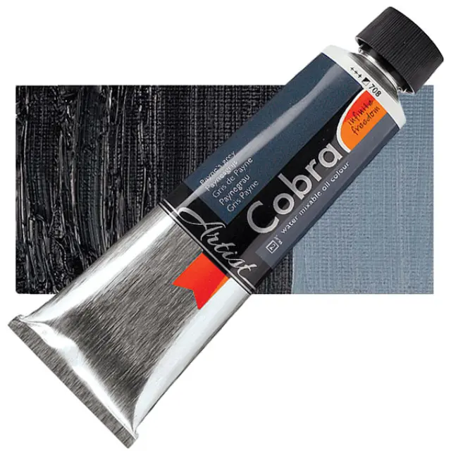 Λάδι Νερού Talens Cobra - 708 Payne’s Grey - 150ml