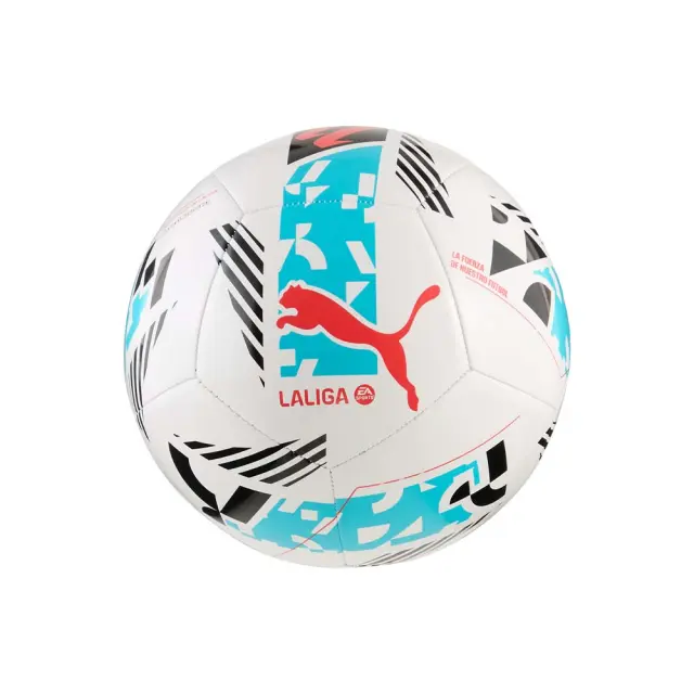 Puma Orbita La Liga 1 Size 5 Foot Ball Άσπρο 084635-01 (Puma) - 5