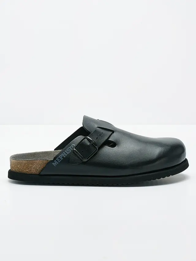 Mephisto Σαμπώ Unisex δέρμα Μαύρο MEP/NATHAN BLACK 2