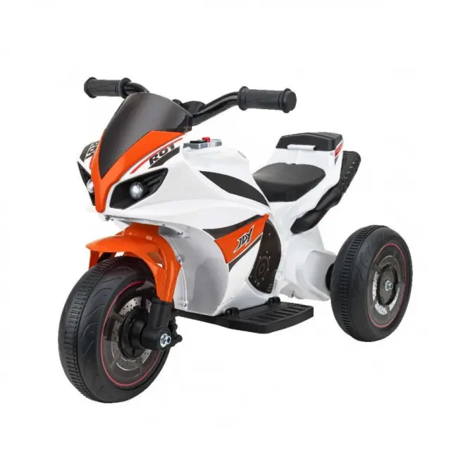 Μηχανή ηλεκτροκίνητη Globo Spidko Moto no license Orange White 6V 4,5AH(3+ ετών)