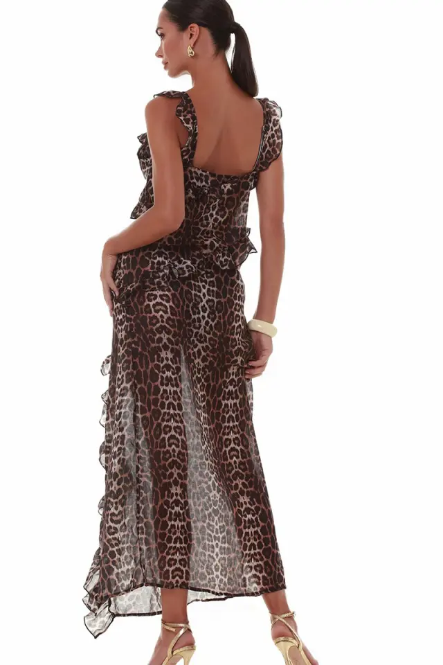 Αέρινο Παρεό Παραλίας 100Χ200 Blu4u 25084023 ANIMAL PRINT - M 3