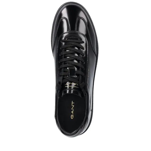 Ανδρικά Δερμάτινα Sneakers Gant Cuzmo 31631010 G00 Μαύρα Μαύρο - 41 3