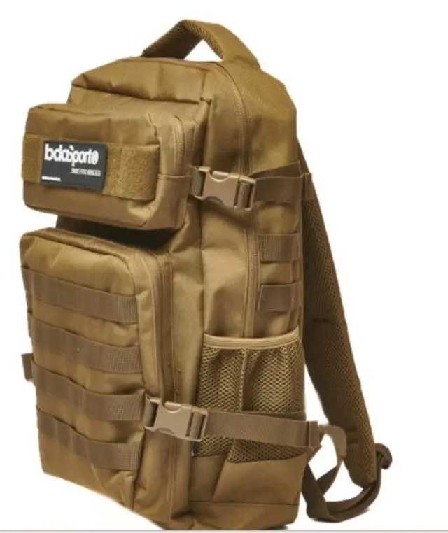 Body Action Tapctical Gym BackPack Brown 095618-01-06 - One Size 2