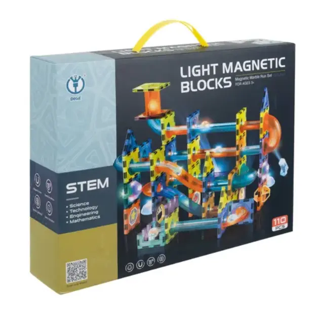 Kruzzel Μαγνητικό Παιχνίδι Κατασκευών Magnetic Blocks 110τμχ 3