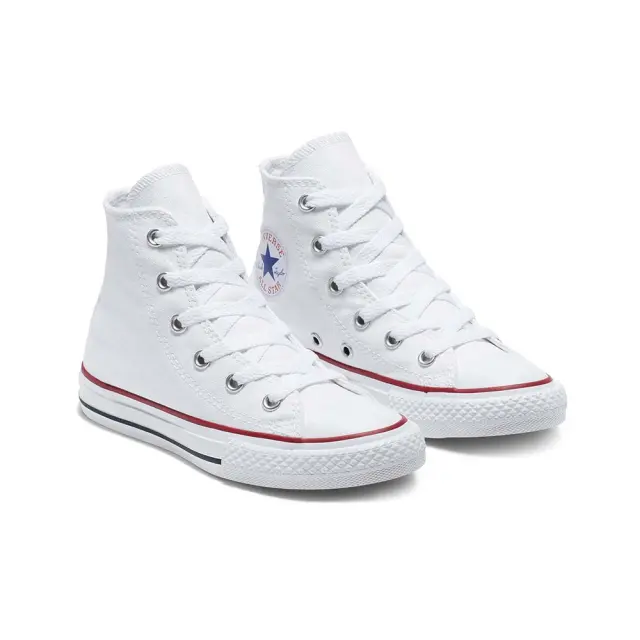 Converse Unisex Kids Chuck Taylor All Star HI Canvas Άσπρο 3J253C (Converse) 2