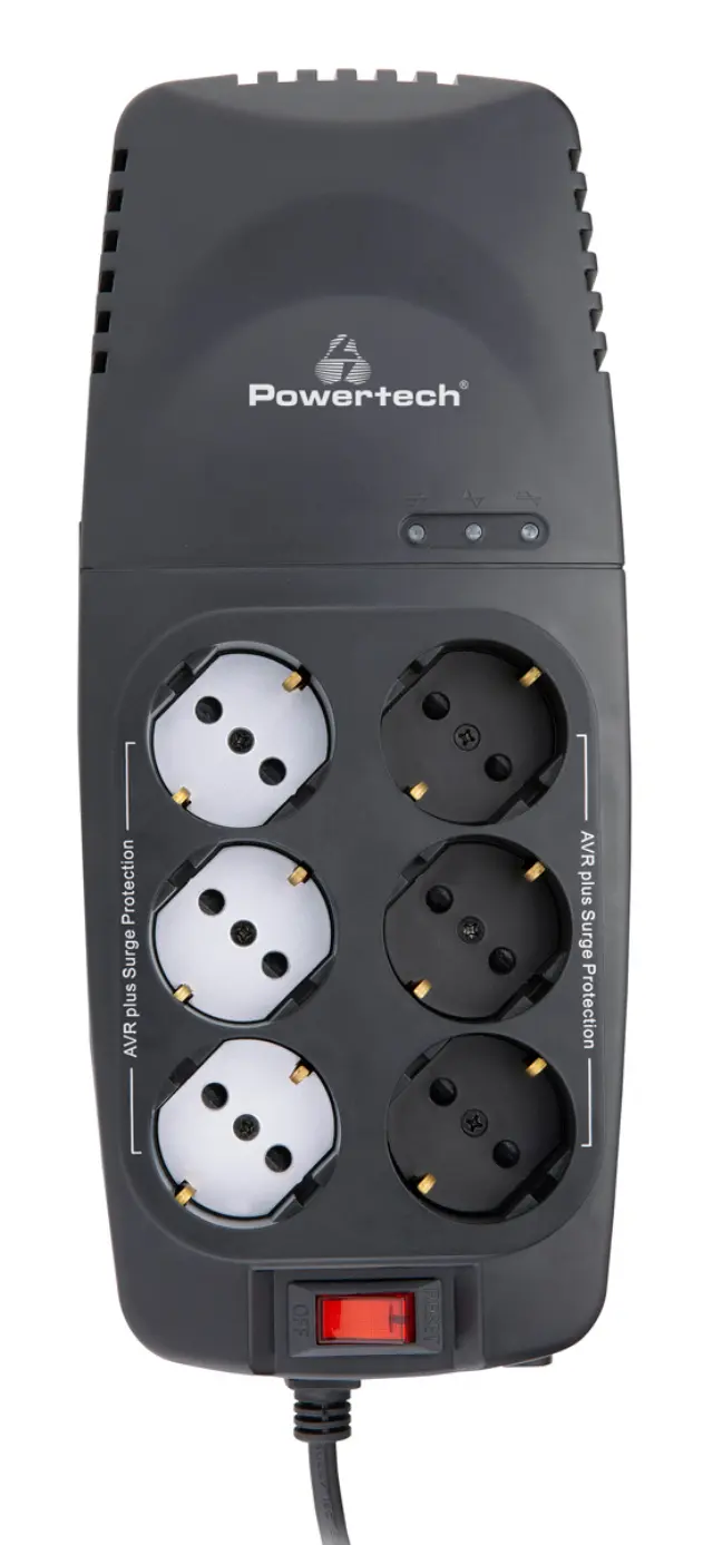 Powertech Σταθεροποιητής Τάσης 2000VA/1000W (PT-1496)
