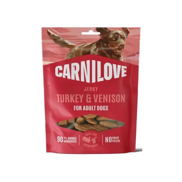 Carnilove SN Jerky Turkey With Venison 100gr Μονόχρωμο