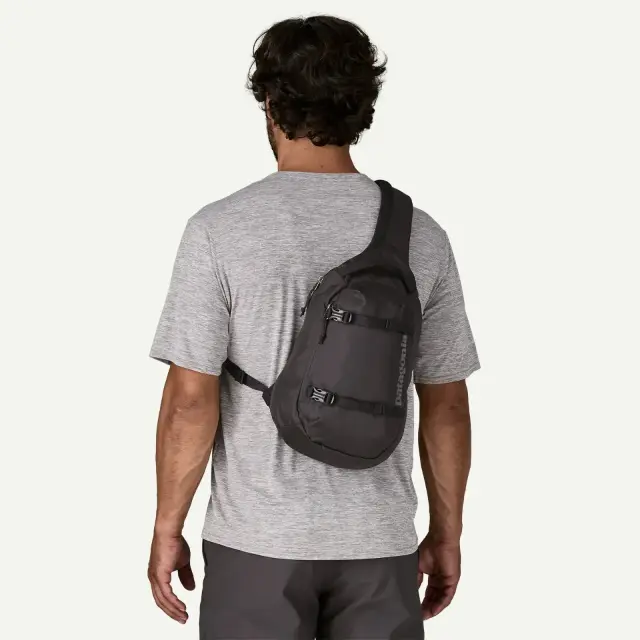 Patagonia Μαύρη Τσάντα 8 λίτρων Atom Sling - 8L 3