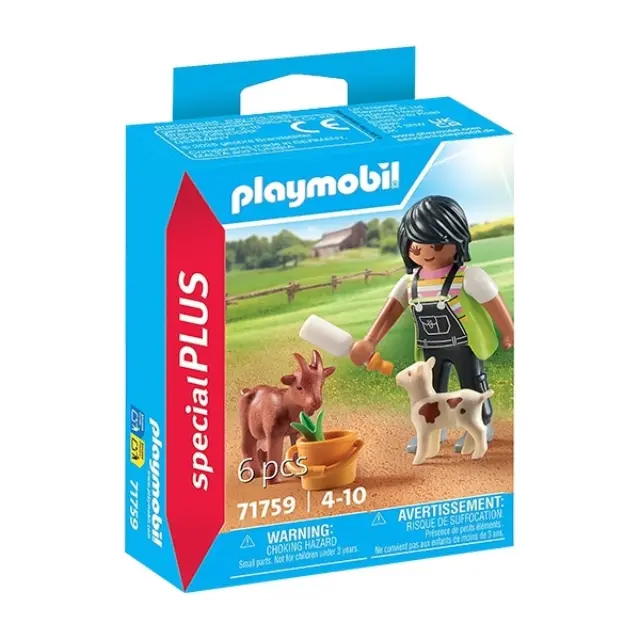 Playmobil Special Plus Γυναίκα με Κατσικάκια 4-10 ετών (71759)