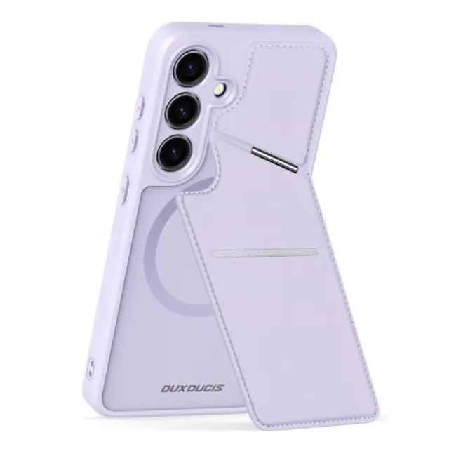 Θήκη Δερμάτινη Dux Ducis Samsung Galaxy S24 Plus 5G 3 σε 1 Magnetic με Stand Rafi II Μωβ N64198
