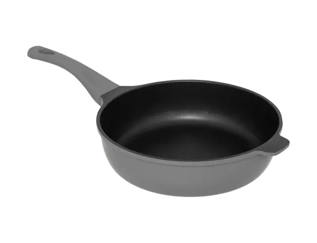 Τηγάνι sauté 5five με φριτέζα, σπάτουλα και διάμετρο 28cm - Light Gray 189456A 3
