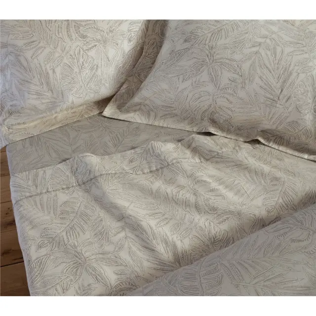 ΣΕΤ ΣΕΝΤΟΝΙΑ ΥΠΕΡΔΙΠΛΑ TUNDRA 240X270 NEF-NEF HOMEWARE, 100% BAMBAKI - ECRU/GREY (039543) 2