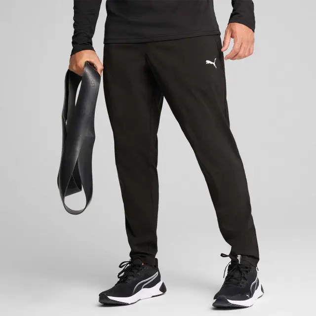 Puma Men's TAD Essentils Woven Tapered Pants Μαύρο 525916-01 (Puma)
