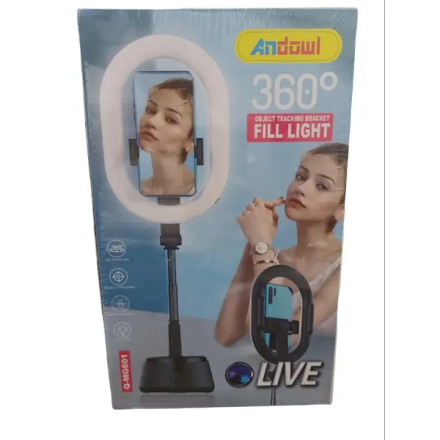 ΠΕΡΙΣΤΡΕΦΟΜΕΝΟ ΦΩΤΟΓΡΑΦΙΚΟ RING LIGHT ANDOWL Q-MG601 2
