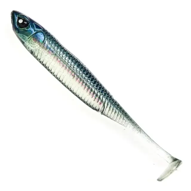 Ψαράκι Σιλικόνης Lucky John 3D Makora Shad Tail με 3D Ρεαλισμό (6 τμχ) 3" / 7.6cm 003 2