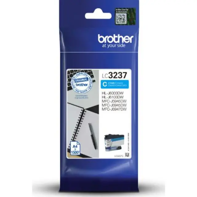 Brother LC-3237 Γνήσιο Μελάνι Εκτυπωτή InkJet Κυανό (LC-3237C)