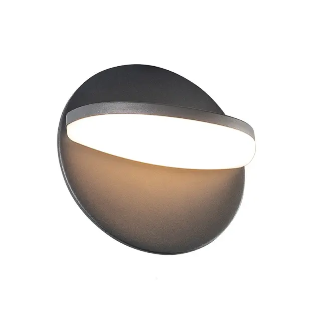 LED SMD WALL LUMINAIRE 16W 790LM 120° 230V AC 3.000K DARK GREY CRI80 IP65 30.000HRS / LG1057G