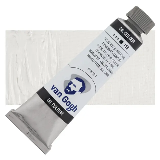 Λάδι Talens Van Gogh - 118 Titanium White (Λινέλαιο) - 20ml