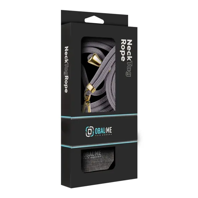 OBAL:ME NeckTag Allure Rope for Mobile Phone Dark Grey 2