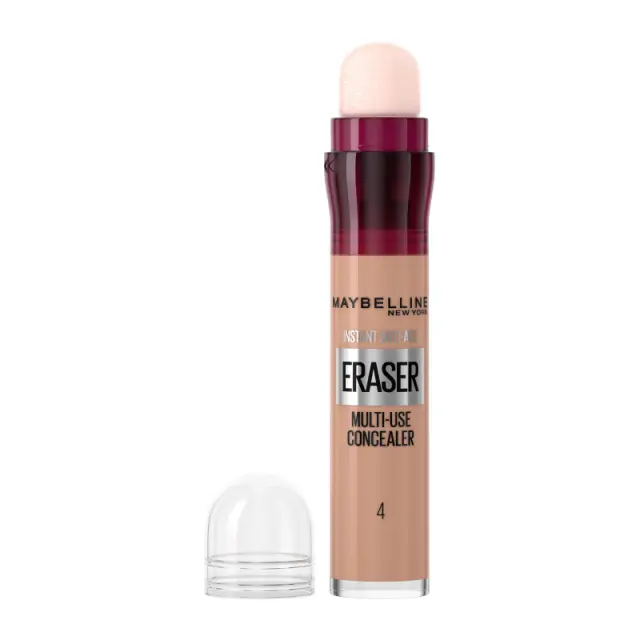Maybelline Instant Anti Age Eraser Eye Concealer 6.8ml No 04 Honey Κονσίλερ με Σφουγγαράκι, 6.8ml