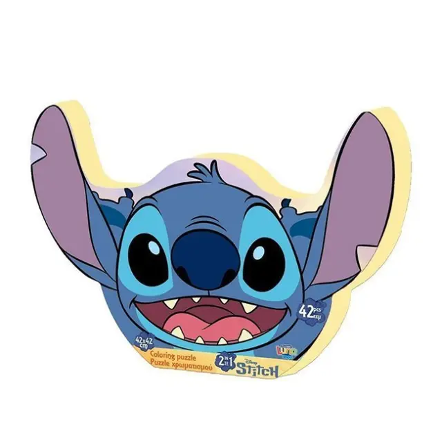 Luna Puzzle Χρωματισμού 2 Όψεων Stitch 42 τεμ. (000565651)