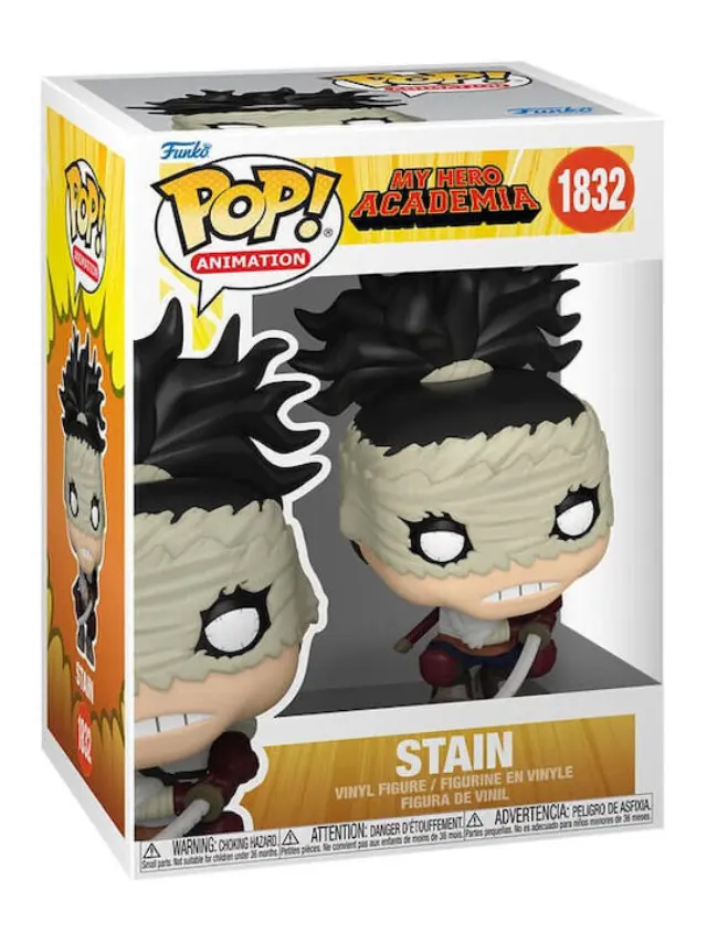 Funko Pop! Animation My Hero Academy - Stain #1832 Vinyl Figure