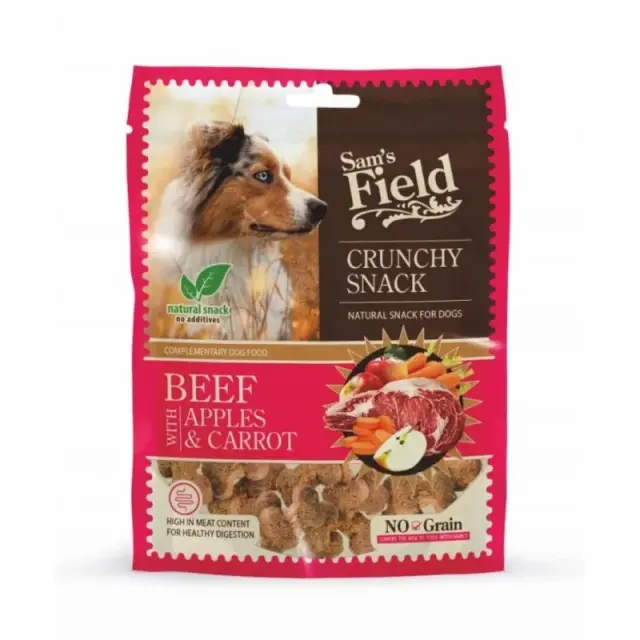 Sam’s Field Crunchy Snack Beef with Apple & Carrot 200gr