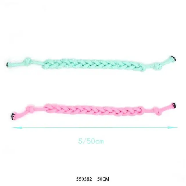 Παιχνίδι σκύλου σχοινί πλεξούδα - 50cm - 12pcs - 550582 2