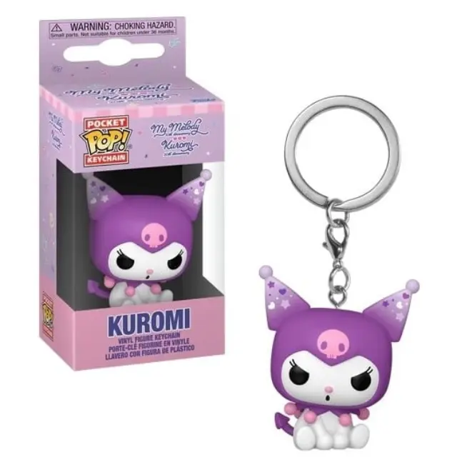 Φιγούρα Μπρελόκ Pocket Pop! Sanrio: Hello Kitty + Friends - Kuromi 20th Anniversary