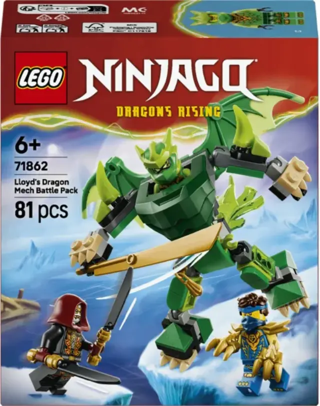 LEGO - Ninjago - Lloyd's Dragon Mech Battle Pack (71862) - Toys 2