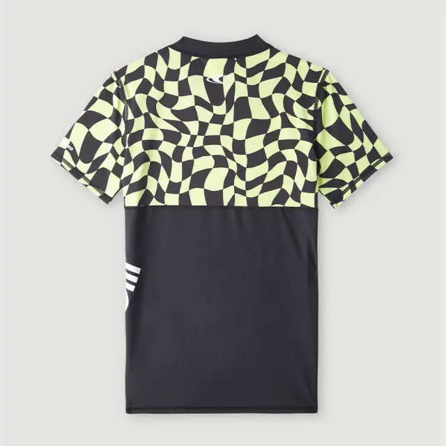 O'neill Boy's Crazy Shortsleeve UPF 50+ Sun Protection Skin Μαύρο - Κίτρινο 4800055-42014 (O'neill) 2