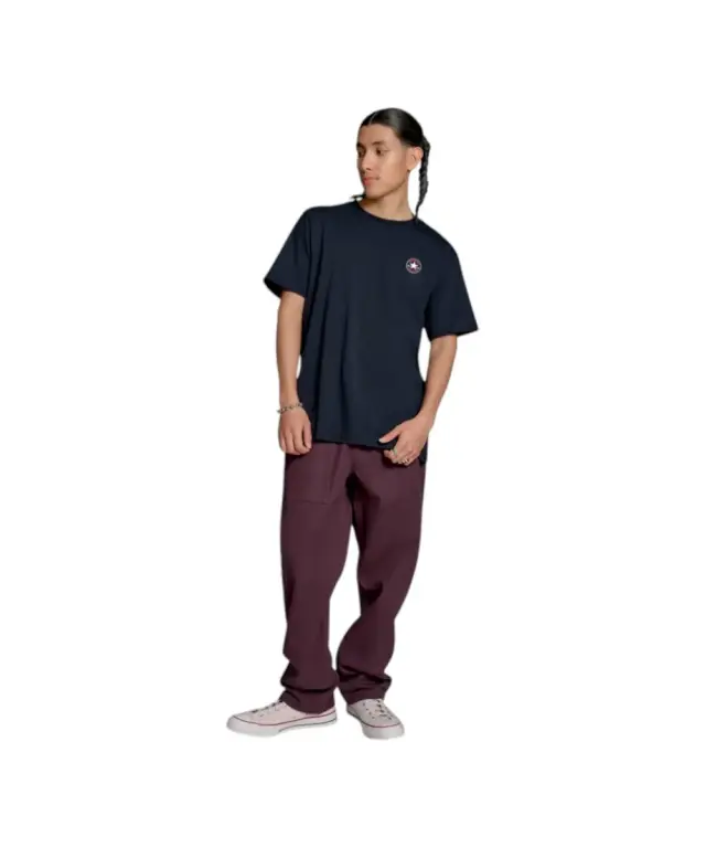 Converse - Ανδρικό T‑shirt Chuck Print Tee Standar Fit CVM5T565-001 Μαύρο 3