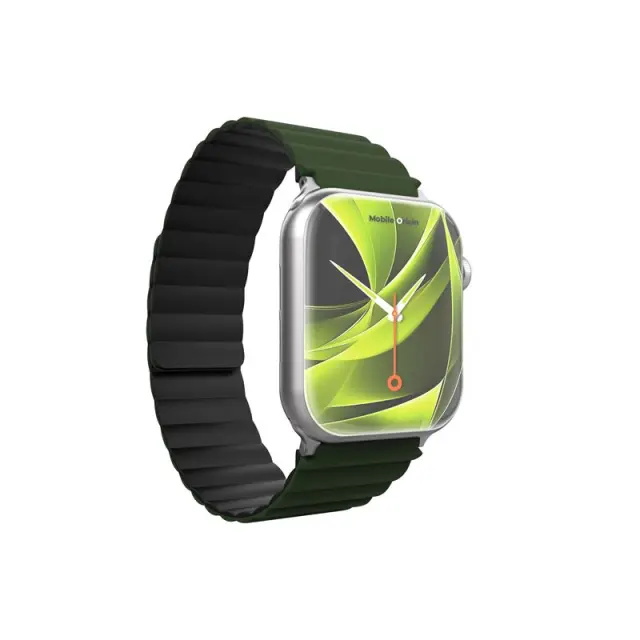 Mobile Origin Magnetic Watch Band II, green/black - Apple Watch 49mm/46mm/45mm/44mm 3