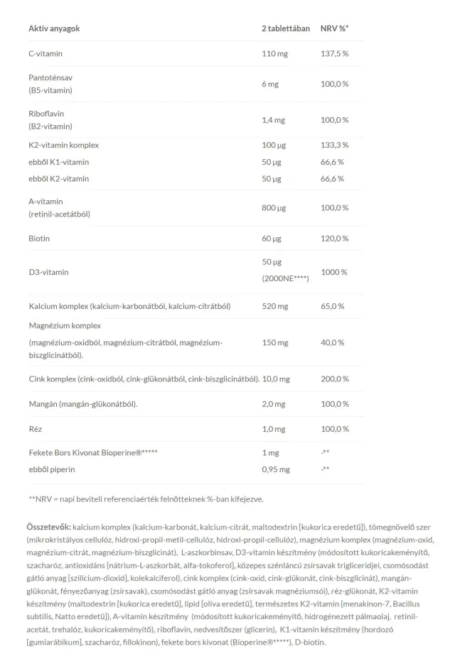 JutaVit CalciMax Forte 2