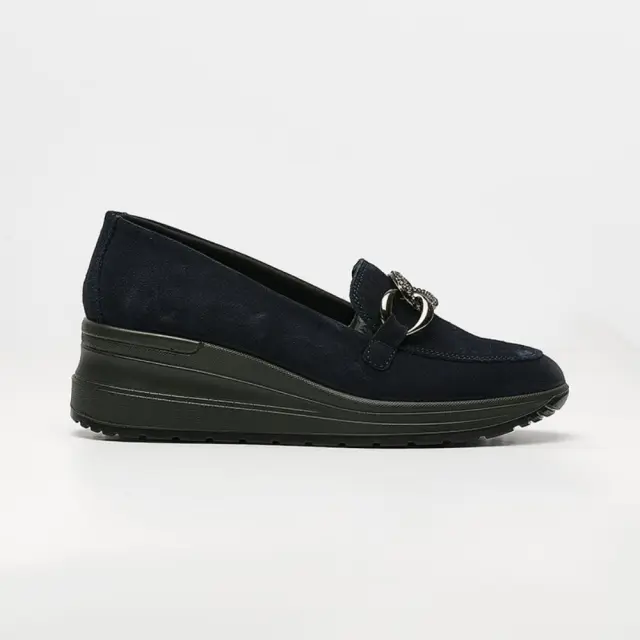 Imac Μοκασίνια-Loafers Γυναικείο δέρμα Nubuck Μπλέ IMA/457640 NAVY - 41
