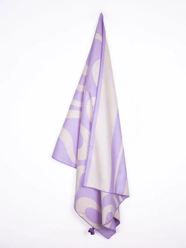 Πετσέτα Θαλάσσης Sea View Groovy Purple 80x180 Sunshine