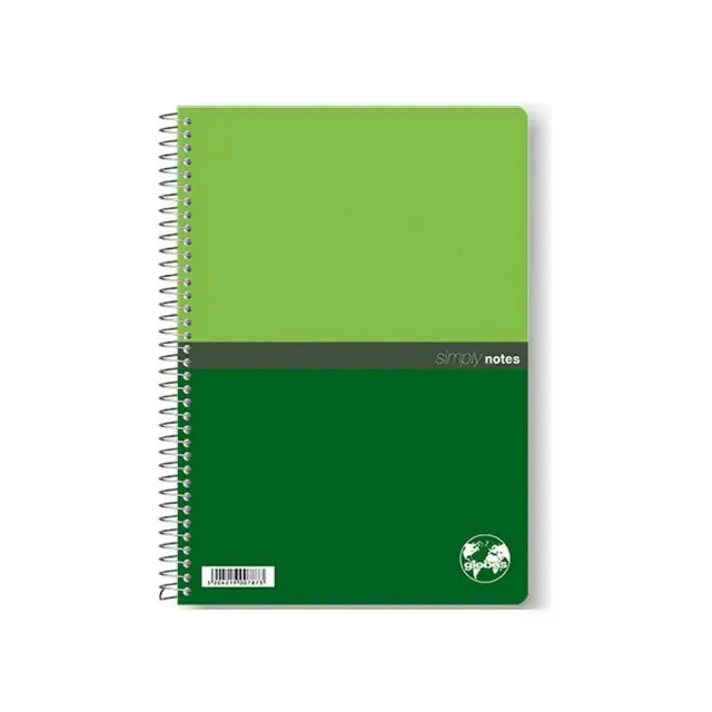 Τετράδιο σπιράλ Globus simplyNotes SN50 A4 5 Θέματα Πορτοκαλί-Κόκκινο 150 φύλλα