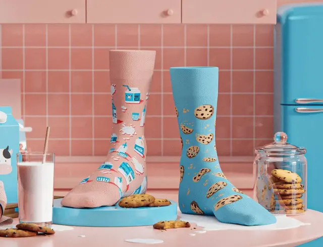 Κάλτσες Milk & Cookies Many Mornings με μέγεθος 39-42 - ΕνηλίκωνMilk & Cookies Regular 39-42 3