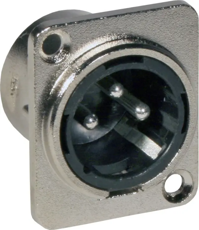 JBSYSTEMS XLR male CHASSIS D-SIZE ΒΥΣΜΑ XLR 2