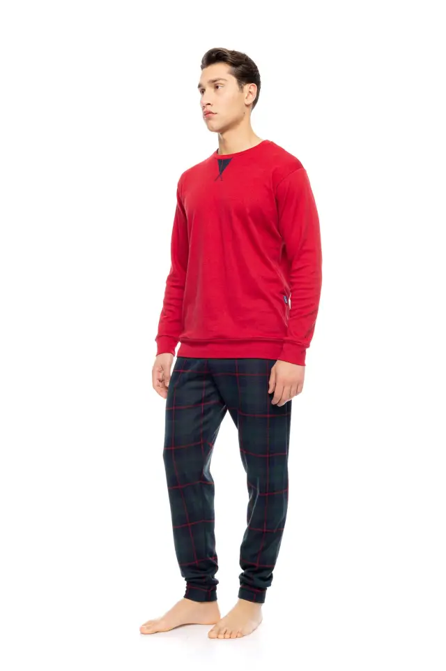 W-M787 - Dark Green - PYJAMA JACQUARD PINE GREEN PLAID - XXL 2