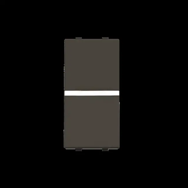 N2101 AN Switch 1-way Rocker/button Off switch 1-pole with LED exchangeable Anthracite - Zenit