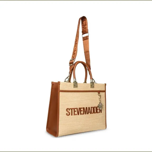 Γυναικεία Τσάντα Χειρός 'Ώμου Steve Madden Brichess 13002438 Natural Tote Μπεζ - One Size 3
