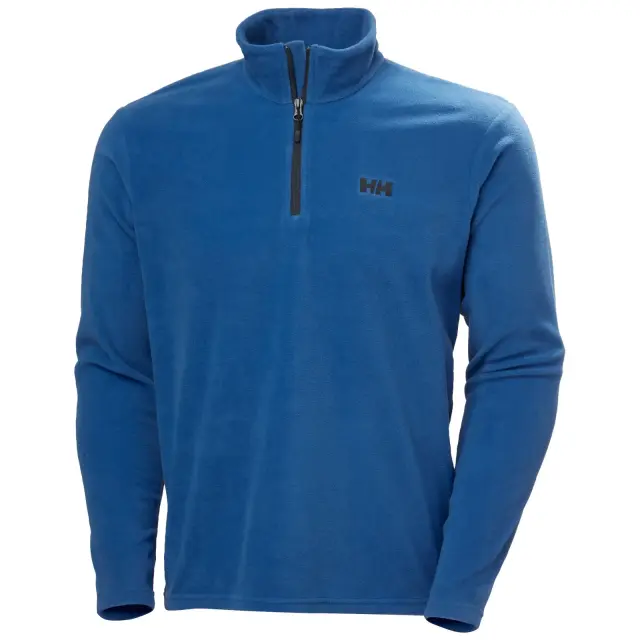 Ηelly Ηansen Men's Daybreaker Half-Zip Fleece Συνθετική Μπλούζα Dark Blue - 2 XLarge